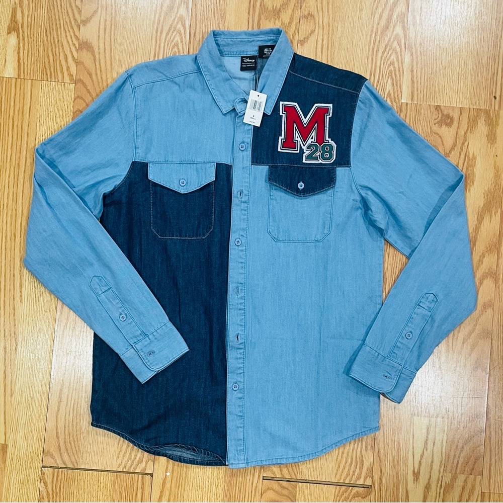 Vintage Disney Mickey Mouse Button Shirt
